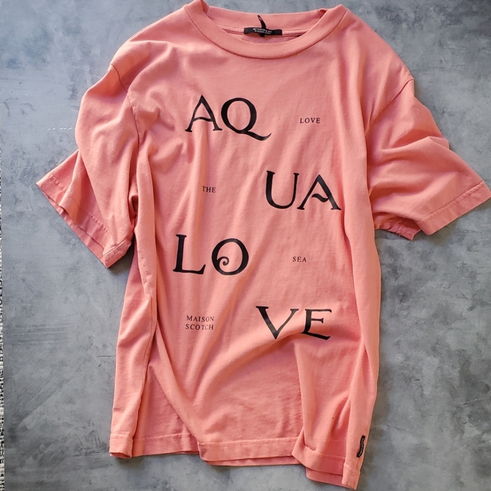 SCOTCH & SODA Agua Love Graphic T-shirt XS